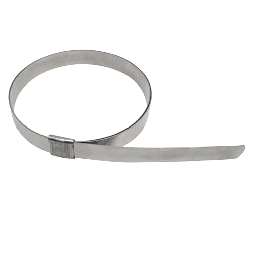 Center Punch Clamps, 5/8" Wide x 6" Diameter, 25 Pack, Stainless Steel - color: 6" 25pcs