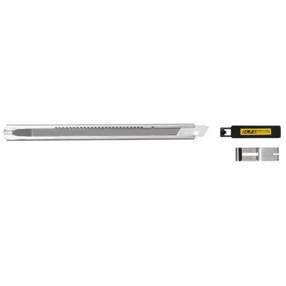 OLFA 9mm Stainless Steel Utility Knife (SVR-2) - Retractable, Ratchet Lock