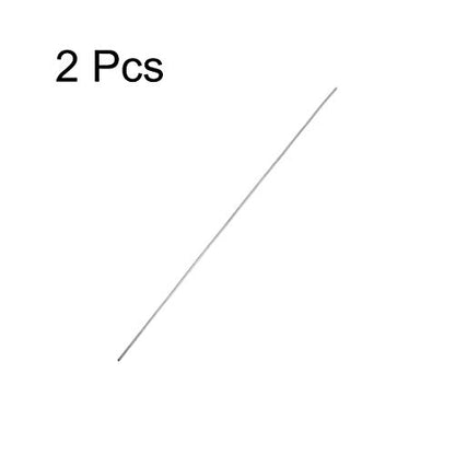 uxcell 1mm x 150mm 304 Stainless Steel Solid Round Rod for DIY Craft - 2pcs - size: 1 mm x 150 mm