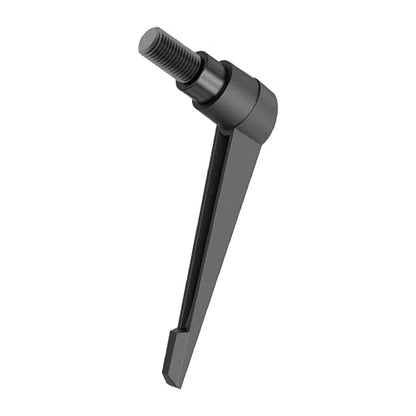 2PCS Clamping Lever Handles, M6 x 25mm Male Thread, Adjustable Quick Release Locking Rotating Screw Bolt Stud Knobs Apply for Lathe Machinery, Black - size: M6 x 25mm