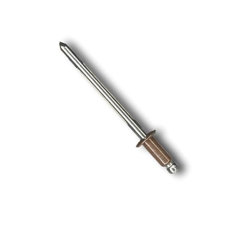Eagle 1 Blind Pop Rivets (250 count) #43 Stainless Steel and #44 Aluminum Rivets, Multiple Colors, Free 1/8" Drill Bit wih Order, Quantity Discounts Available (#43 Stainless Steel, Brown) - color: Brown, size: #43 Stainless Steel