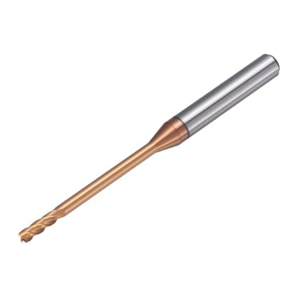 Carbide End Mill 2mm Dia 25mm Cut L 50mm L 4mm Shank 4 Flute - size: 2mm Dia - 25mm CL - 50mm L - 4mm Shank