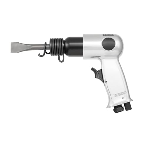 Air Hammer 4500 BPM Pneumatic Hammer Kit with Needle Scaler & 4 Chisels, Round Shank Air Chisel Tool for Metal Cutting, Concrete Demolition, Scraping