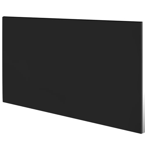 Sasylvia 1 Pcs 1/2" X 36'' X 48'' Black Hdpe Plastic Sheet - color: Black, size: 1/2" X 36'' X 48'