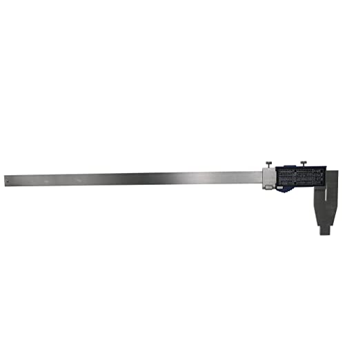 SHAHE Electronic Digital Caliper with 0-24"/600mm,0.0005"/(0.01mm) Resolution,+/-0.002" (0.05mm) Accuracy,Inch/Metric, Stainless Steel Jaws