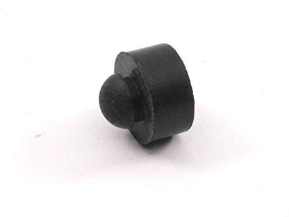 Push-In Rubber Bumper Tight-Grip Stem - Fits 1/4" Hole - Bumper is 1/2" Diameter 1/4" Height For Use in 1/16" Panel Thickness (4)