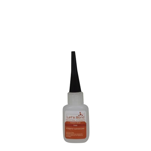 Let's Bond 0.5 oz Thin Professional Grade Instant Glue, Premium Cyanoacrylate, 5 CPS - size: 0.5 oz