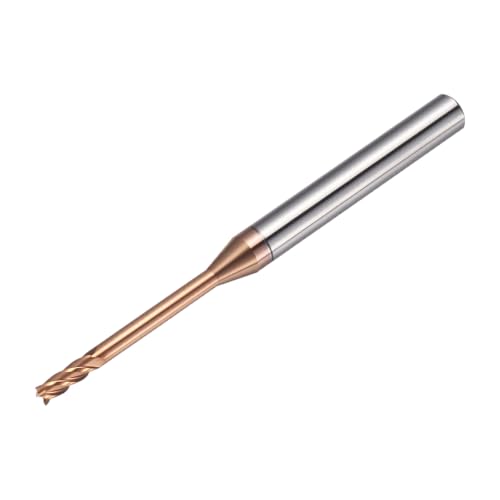 Carbide End Mill 2mm Dia 20mm Cut L 50mm L 4mm Shank 4 Flute - size: 2mm Dia - 20mm CL - 50mm L - 4mm Shank