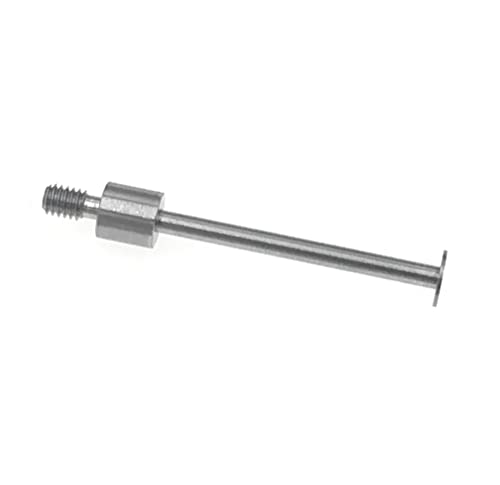 SUXING Flat Contact Points for Dial Indicator Depth 0.4mm Thickness 5mm Diameter 4-48 UNF Thread (4-48UNF D5L30) - size: 4-48UNF D5L30