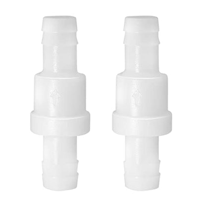 Litoexpe 2 Pcs 1/2" One Way Inline Check Valve - size: 1/2 inch