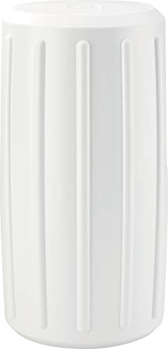 Attwood 93534-1 Softside UV-Resistant Marine 15-Inch Round Corner Dock Fender, White