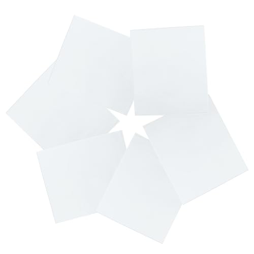 Hitefu 6 Pack Clear Acrylic Sheets 0.08" Thick 6" x 8" - size: 6" x 8" x 2mm