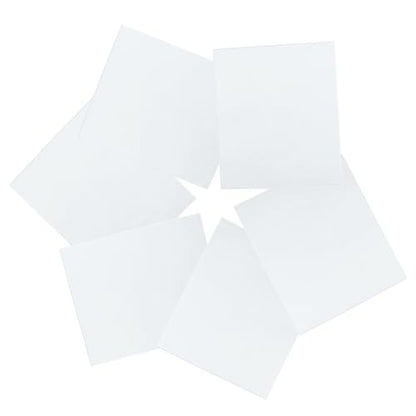 Hitefu 6 Pack Clear Acrylic Sheets 0.08" Thick 6" x 8" - size: 6" x 8" x 2mm