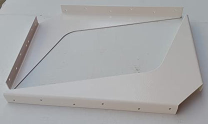One Pair Workstation Heavy-Duty Reversible Brackets 1000lb. Load Capacity [per Pair] (15" x 21", White) - color: White, size: 15" x 21"