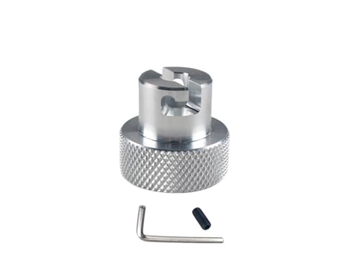 DEWHEL Aluminum Knob Bottle Jack Valve Release Screw on Compatible with Harbor Freight Hydraulic Press 3/8”Dia Valve Release Screws
