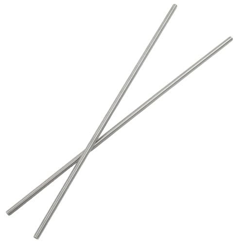 BokWin 4 Pack M5 x 250mm Fully Threaded Rod - size: M5 x 250mm