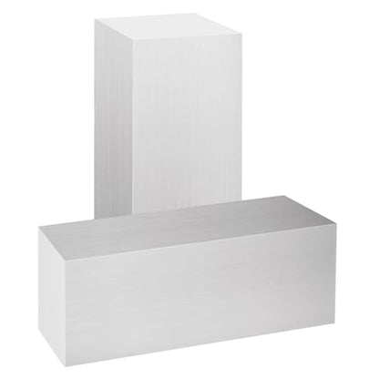 Aluminum Flat Bar 1x2x6 in, 6061 Solid, for Industrial, DIY Craft