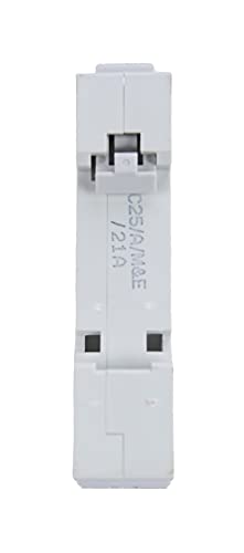 AC Miniature Circuit Breaker, 1 Pole 50 Amp, 120/240VAC, 6kA Din Rail Mount Breaker with Thermal Magnetic Trip, DZ47-63 C50 1P, AC Solar MCB - color: 1 Pole, size: 50 A