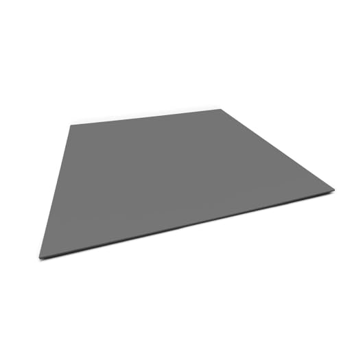 335x300x1.5mm Colored Fiberglass G10 Composite Laminate Sheet Panel 13x11.8 (Gray) - color: Gray