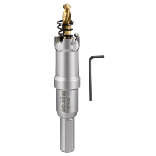 3/4" 19mm Hole Saw Tungsten Carbide TCT Hole Cutter W/Drill Bit - size: 19mm (3/4")