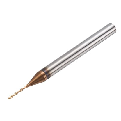 1/32" Carbide End Mill 2 Flute 1/4" Cut L, 1-1/2" L, 1/8" Shank - size: 1/32" Dia - 1/4" CL - 1-1/2" L - 1/8" Shank