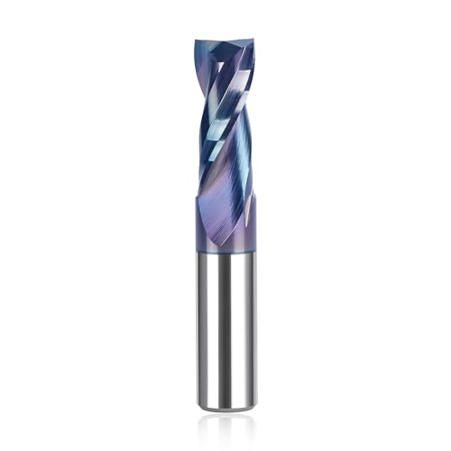 SpeTool Upcut Spiral Router Bit 1/2 Shank, 1-1/4 Inch Cutting Length, TAC Coated CNC Router Bits, Solid Carbide End Mill for Woodworing Cutting, Slot Mortise, Carving, Engraving - size: 1/2" Dia - 1-1/4" CL -1/2" Shank, style: UP CUT