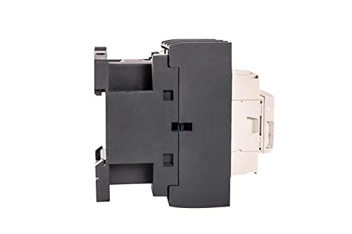 Contactor 30A Inductive, 50A Resistive 3 Pole 120VAC Coil, Lighting and Motor control DIN mount, Auxiliary contact NO/NC