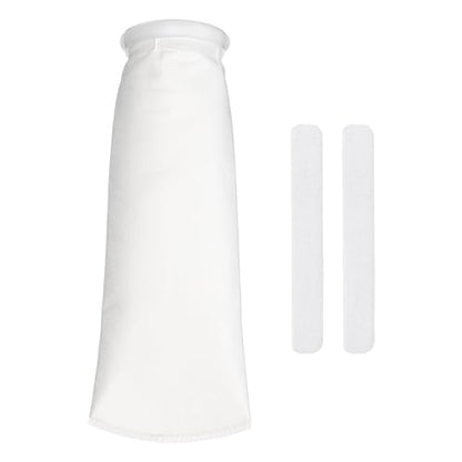 Aquarium Filter Bags Mesh (50 Micron, 4.1" Ring, 15" Long) - size: 50 Micron - 15" Long 4.1" Ring