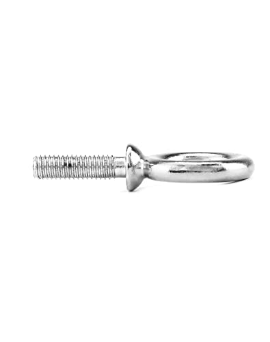 QWORK Eye Bolt, 10 Pack 3/8" x 1-1/4" UNC Marine Grade Stainless Steel Lifting Ring Threaded Eyebolts - color: 10 Pack, size: 3/8"-16 x 1"