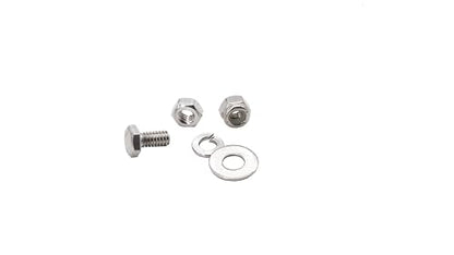 50pcs 1/4-20 x 1/2" Hex Bolts Spring Flat Washers Hex Nuts Nylon Inserted Lock Nuts, 304 Stainless Steel / A2-70/18-8, Plain Finish, Full Thread - size: 1/4-20" x 1/2" (10-Pack)