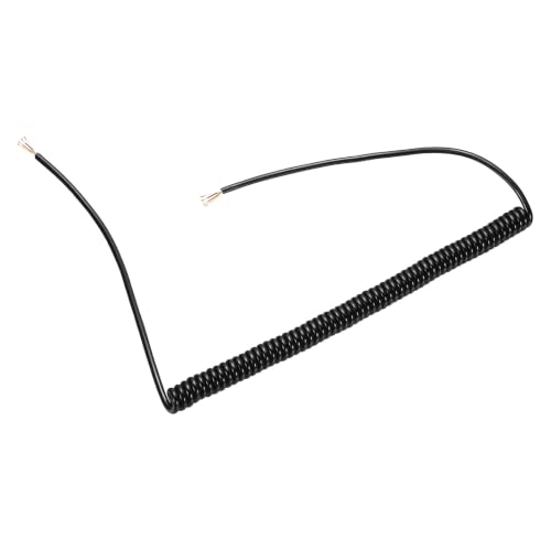 MECCANIXITY 5ft 24AWG Retractable Coiled Coil Cord 300V 105℃ 4 Conductor - size: 5ft x 24AWG, 4 Conductor