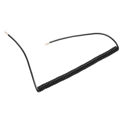 MECCANIXITY 5ft 24AWG Retractable Coiled Coil Cord 300V 105℃ 4 Conductor - size: 5ft x 24AWG, 4 Conductor