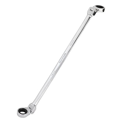 DURATECH 14mm x 15mm Extra Long Flex-Head Ratcheting Wrench, Metric - size: 14*15mm