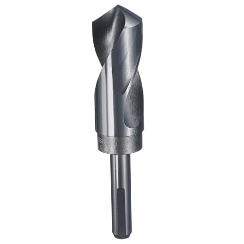 HARFINGTON 1-3/16" Drill Bit 1/2" Reduced Shank 3-Flat 4241 HSS 118° - size: 1-3/16" with 1/2" Shank