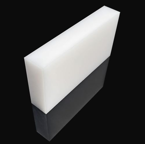 High-Density Polyethylene (HDPE) Plastic Block 1" Thick 4" X 12"- for Machining, Home Improvements, DIY Projects, Engineering,High-Density Polyethylene Plastic Sheet (1pcs White PE Block) - color: White, size: 1" x 4" x 12"