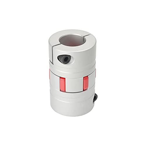 Fielect Shaft Coupling 22mm to 22mm Bore L66x40D Flexible Coupler Joint for Servo Stepped Motor - size: 22mm to 22mm Bore L66x40D
