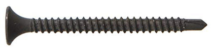 The Hillman Group 47115 8 x 3-Inch Self Drilling Drywall Screw Number 2 Self Drilling Point,Black Phosphate