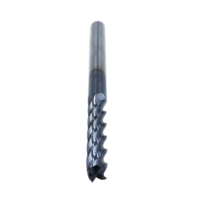 1/4in Solid Carbide Long End Mill, 4 Flute, 30 Degree Helix - size: 1/4in