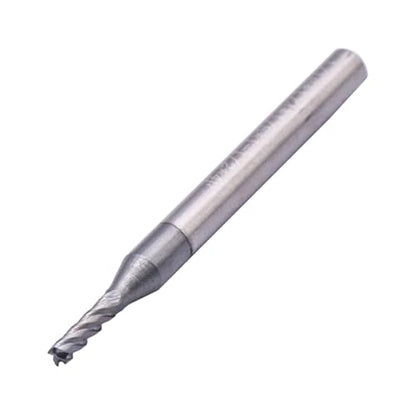 4 Flute Solid Carbide Square End Mill Set(5Pcs, 1/16"), AlTiN Coated - size: 1/16"