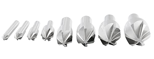 Accusize Industrial Tools HSS Countersink Set, 60°, 0206-0010 - size: 60°