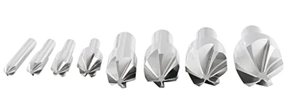 Accusize Industrial Tools HSS Countersink Set, 60°, 0206-0010 - size: 60°
