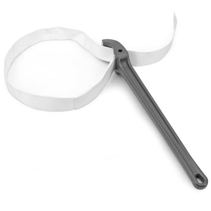 18 Inch Strap Wrench, Aluminum Handle w/ 48" Long Nylon Strap