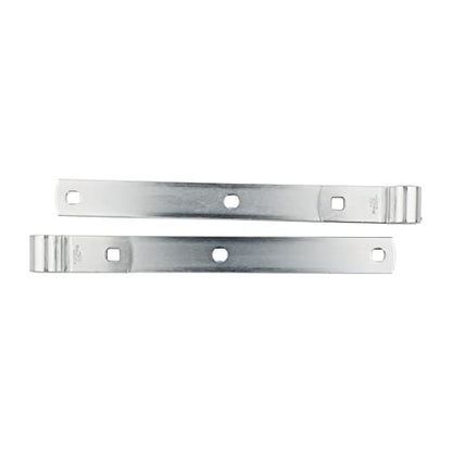 National Hardware Heavy Duty Gate Strap Hinges, 12 in, Steel, Zinc Plated - size: 12 Inch