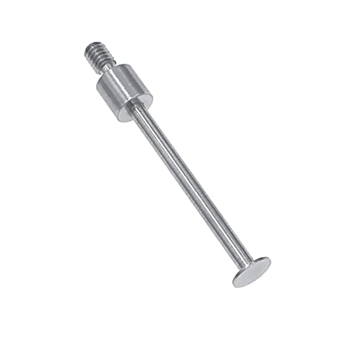 SUXING Flat Contact Points for Dial Indicator Depth 0.4mm Thickness 5mm Diameter 4-48 UNF Thread (4-48UNF D5L30) - size: 4-48UNF D5L30
