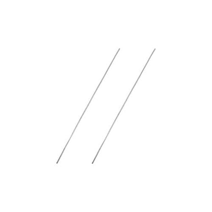 uxcell 1mm x 100mm 304 Stainless Steel Solid Round Rod for DIY Craft - 2pcs - size: 1 mm x 100 mm