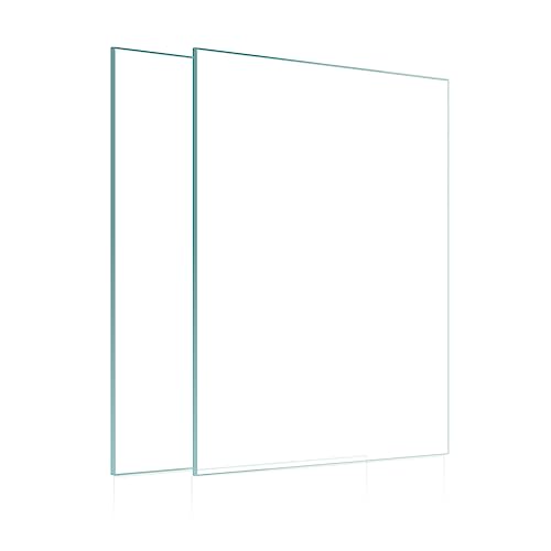 Egofine 8x10 Heat-Strengthened Glass Replacement for Picture Frame (Crystal Clear, 2 Pack), Replacement Glass for 8 by 10 Photo Frame - size: 8x10-2pc
