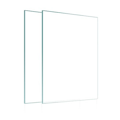 Egofine 8x10 Heat-Strengthened Glass Replacement for Picture Frame (Crystal Clear, 2 Pack), Replacement Glass for 8 by 10 Photo Frame - size: 8x10-2pc