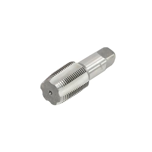 HFS(R) 6-piece NPT pipe tap set Machine Screw Imperial Tap and Die Bit Set, sizes includes 1", 3/4", 1/2", 3/8", 1/4", and 1/8" - size: 6PCS:1", 3/4",1/2",3/8",1/4",1/8"