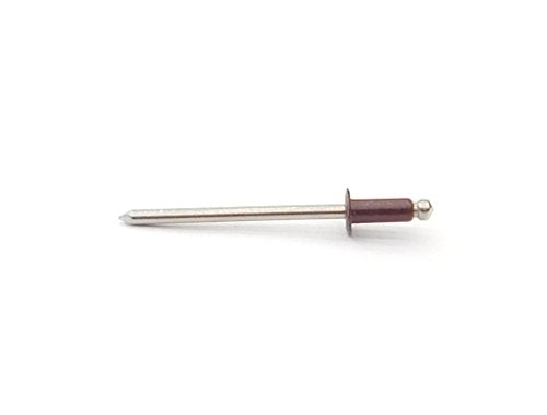EAGLE 1: Stainless steel Rivets 1/8" x 1/4" (#43) (100, Burgundy) - color: Burgundy