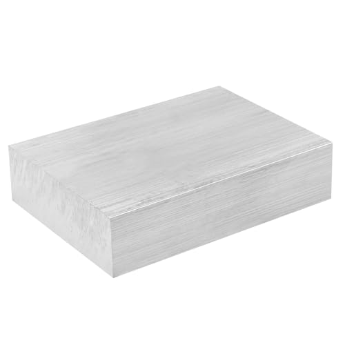 6061 Aluminum Flat Bar, 1" Thickness X 3" Width X 4" Length Aluminum Flat Plate, Solid Aluminum Bar for Crafting, Industrial Building - size: 1" X 3" X 4"